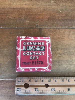 Genuine Contact Point Set Lucas 702687 Triumph 48/ Land Rover NOS - Image 1 of 2
