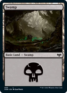 Swamp (400) - Foil - Innistrad: Crimson Vow #400 MTG Magic The Gathering - Picture 1 of 1