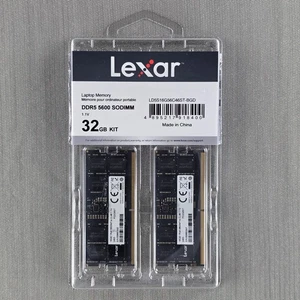 Memoria RAM LEXAR SO-DIMM SODIMM 32GB KIT 2x16GB DDR5 5600Mhz - Foto 1 di 3