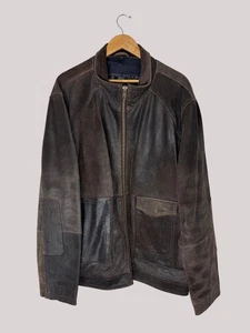 Joe Browns hellbraun Wildleder Leder rustikal Wild West Stil Jacke Herren 3XL XXXL - Bild 1 von 13