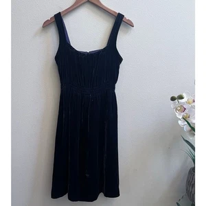 Abito midi Anthropologie Odille misto seta viola velluto donna 6 stravaganti‎ - Foto 1 di 7