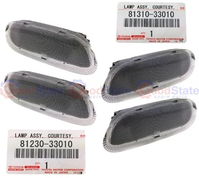 Genuine Toyota LandCruiser 100 Series UZJ HDJ Door Courtesy Light Lamp x4 - Image 1 of 4