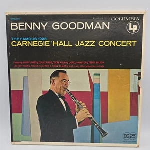 BENNY GOODMAN Famous 1938 Carnegie Hall Jazz Concert COLUMBIA 12" MONO 2xLP 1970 - Picture 1 of 14