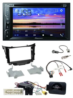 Pioneer Bluetooth 2DIN USB DVD DAB Lenkrad Autoradio für Hyundai I30 ab 2017 - Bild 1 von 4