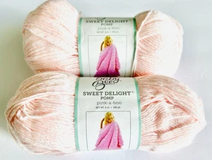 2x Yarn Bee Baby Bee SWEET DELIGHT POMP Baby Yarn - PINK-A-BOO - 340 yd/4 oz - Bild 1 von 4