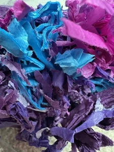 Crinkle Cut Paper Shred Filler 1 Gallon Over Stuffed Bag Various Colors - Picture 1 of 5
