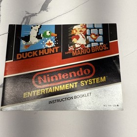 Super Mario Brothers / Duck Hunt - Original Nintendo NES *MANUAL ONLY*