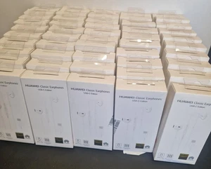 Job Lot of 50 x Huawei Classic Earphones USB C Edition JOB LOT - Picture 1 of 5