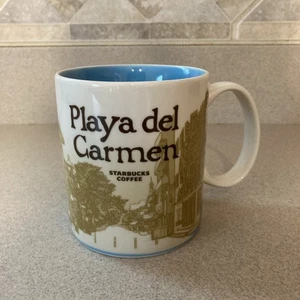 Starbucks Coffee Cup Mug 16oz Playa del Carmen Global City Icon Collector Series - Picture 1 of 6
