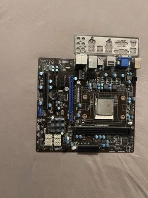 AMD A8-5600K APU Mainboard: MSI FM2-A75MA-E35 MS-7721 - Bild 1 von 2
