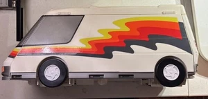 Micro Machines Super Van City Fold Out RV Camper Playset Case 1991 Galoob VTG - Picture 1 of 5