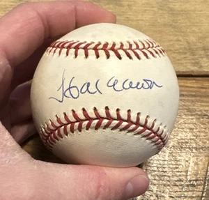 Rawlings Official Ball National League Autographed by Hank Aaron with No COA - Picture 1 of 4