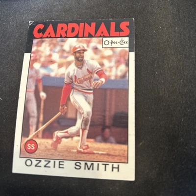 1986 O-Pee-Chee Baseball Card #297 Ozzie Smith St Louis Cardinals ExNm Free Ship - Image 1 of 4