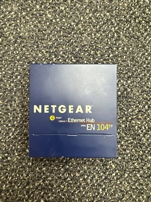 Netgear Model EN104TP 4-Port 10 Mbps  Ethernet Hub - Image 1 of 3