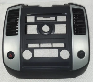 2005-2011 Nissan Xterra Radio Stereo Heater Control Trim Bezel w/Dash Vents OEM - Picture 1 of 15