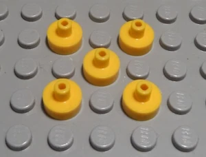 LEGO Plaque Rond Avec Pin 1x1 Jaune Foncé 5 Pièce ( 573#) - Bild 1 von 1