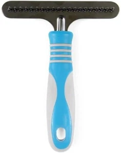 Hundeunterwolle Rechen - Blau. Haare entfernen. Kurze/lange/glatte/seidige/schwere Mäntel. - Bild 1 von 2