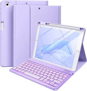 Case for iPad 9th/8th/7th Gen 10.2" w/Wireless Keyboard for iPad Pro 10.5"... - Picture 1 of 8