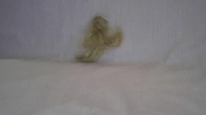 Pieza de cabello rubio de Barbie, algunos rizos, - Imagen 1 de 2