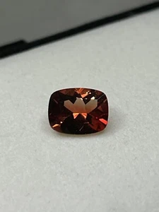 Red Orange Gemstone, 1.75ct+, 9x7mm, Andesine-Labradorite, loose stone - Picture 1 of 6