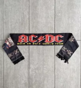 ACDC Scarf Banner 2015 ‘Rock Or Bust World Tour’ Concert Merchandise Rock Music - Bild 1 von 16