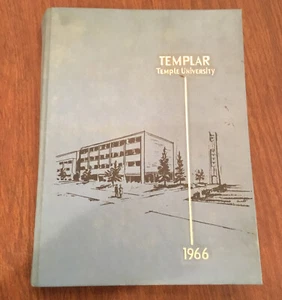 1966 Temple University Annual Yearbook Philadelphia PA & Commencement Program - Picture 1 of 9