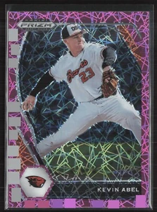 2021 Panini Prizm Draft Picks - Kevin Abel #PDP195 Pink Velocity Prizm (RC) - Picture 1 of 3