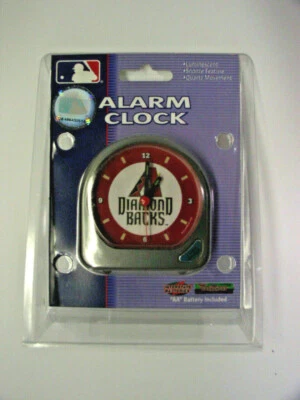 New in original package MLB Arizona Diamondbacks Mini Alarm Clock - Image 1 of 3