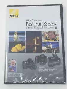 New Sealed NIKON SCHOOL: FAST FUN EASY Great Digital Pictures II DVD photography - Picture 1 of 2