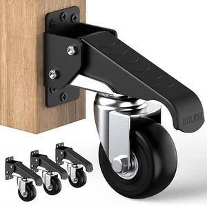 Retractable Casters Heavy Duty Lifting Lowering Function Maximum Load of 700 Lbs - Picture 1 of 1