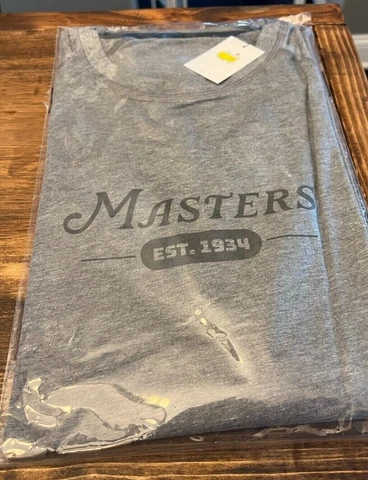 NEW 2023 Masters Long Sleeve Performance T-Shirt Gray tasc exclusively Augusta Cover