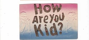 air brush postcard / telephone calling / How Are Your Kid? / famous saying - Picture 1 of 2