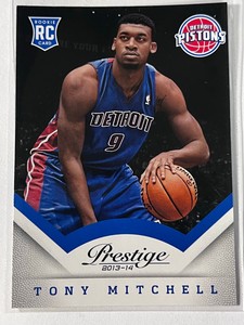 2013-14 Prestige Bonus Shots Rookie #196 Tony Mitchell Detroit Pistons
