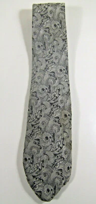 Винтажный галстук семидесятых STAFFORD ~ СИНИЙ ПЕЙСЛИ 3 дюйма x 59 дюймов - Изображение 1 из 2
