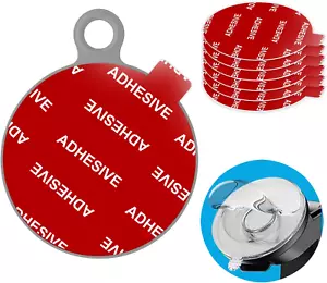 6 Pack Dashboard Pad Mounting Disk Adhesive for Suction Cup Car Phone Holder - Picture 1 of 7