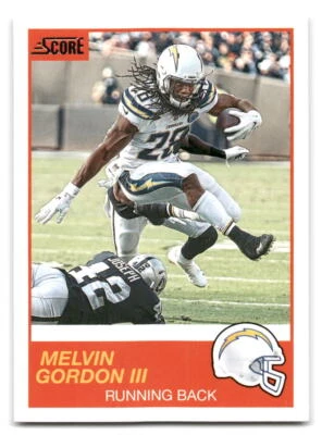 Melvin Gordon III 2019 Score #23 Los Angeles Chargers FOOTBALL - Image 1 of 2