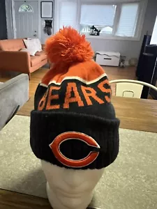 CHICAGO BEARS Hat Beanie Cap New Era Football NFL GSH Men’s Blue Orange Winter - Picture 1 of 6