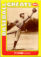Ty Cobb 1991 Swell Baseball Greats #127   Detroit Tigers