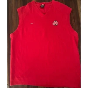 Nike Ohio State Buckeyes Mens XL V-neck Vest - Picture 1 of 3