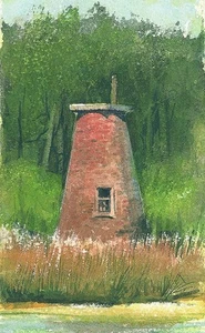 Price's Creek Lighthouse Southport, North Carolina. Watercolor Notecards - Picture 1 of 2