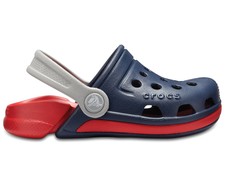 NEW Genuine Crocs Kids - Boys Electro III Clog Navy/Flame - Australia Store