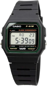 CASIO F-91W-3DG Green Trim Classic Digital Watch from Japan🔥 - Picture 1 of 12