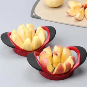 Apple Cutter Slicer Corer Fruits Pear Peeler Divider Stainless Steel Blades S-L - Picture 1 of 4