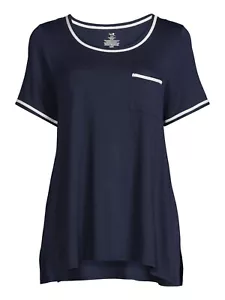 Secret Treasures Women's Knit Sleep Shirt Navy Blue Size Large (12-14) - Picture 1 of 4