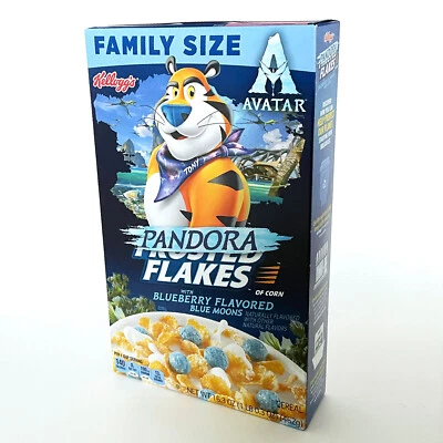 Kellogg's Pandora Copos Esmerilados Tamaño Familiar Cereal • Avatar 2 • Tony El Tigre Foto 1 de 3