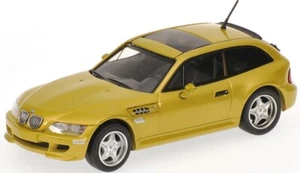 MINICHAMPS, BMW Z3 M Coupé 1999 jaune métal, échelle 1/43, MNC400029060 - Foto 1 di 1