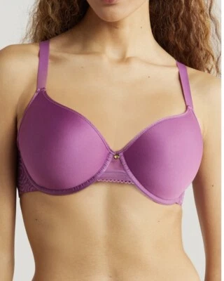 Chantelle 13B6 Custom Fit C Jolie Memory Foam T-Shirt Bra Berry New Size 34DD - Image 1 of 4