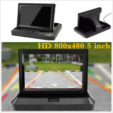 5'' 800x480 Foldable TFT LCD Car Rear View Monitor Screen For Reverse Camera DVD