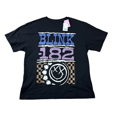 Blink 182 Band Tee Graphic Shirt Black XS 19x24 Punk Rock Tour Merch 2024 - Image 1 of 4