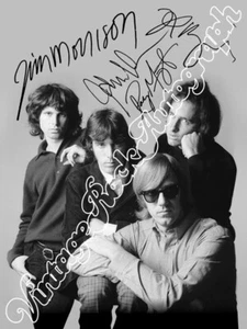 THE DOORS - JIM MORRISON - print signed photo - foto autografo stampato - Imagen 1 de 1
